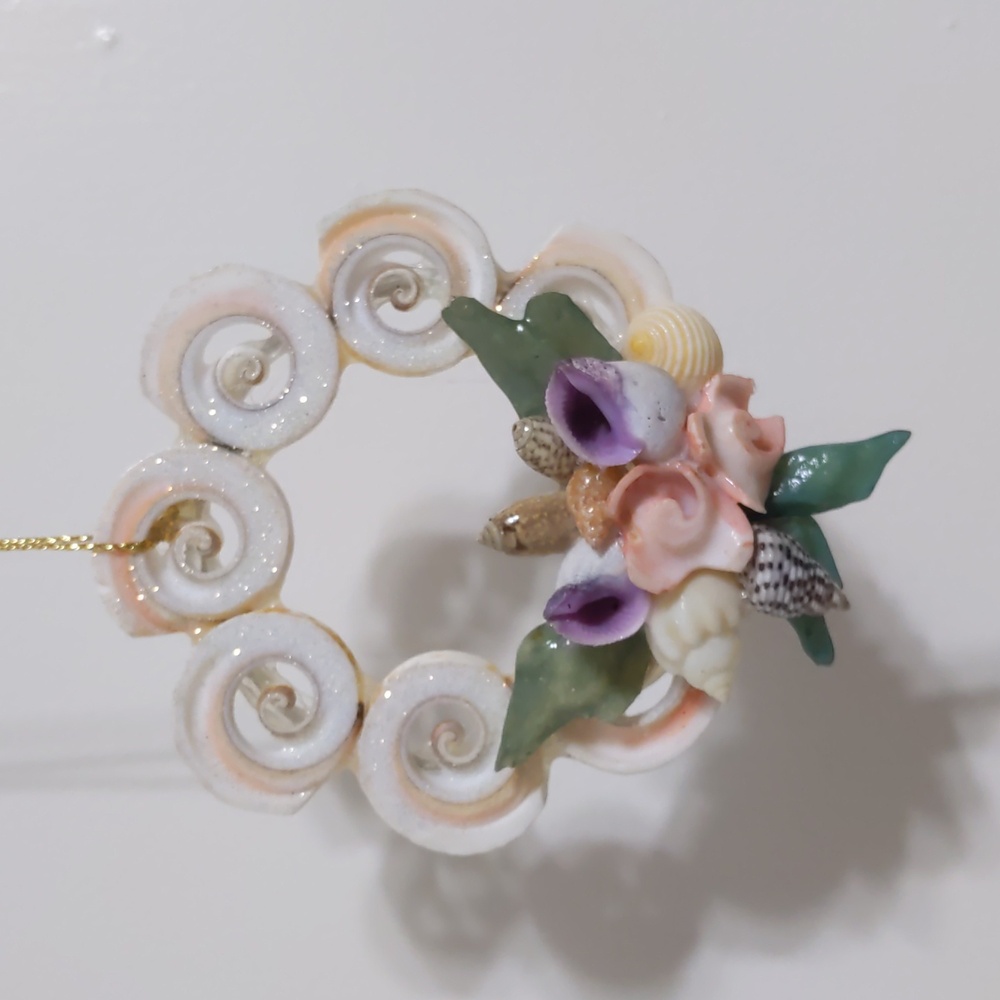 Shell Ornament with with Shell "Flowers"